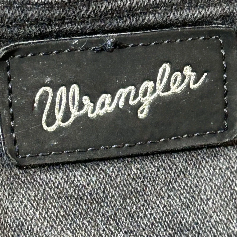 Wrangler‎ 933SEWK Cowboy Cut Mens Faded Black Straight Leg Jeans 29x30 Cotton